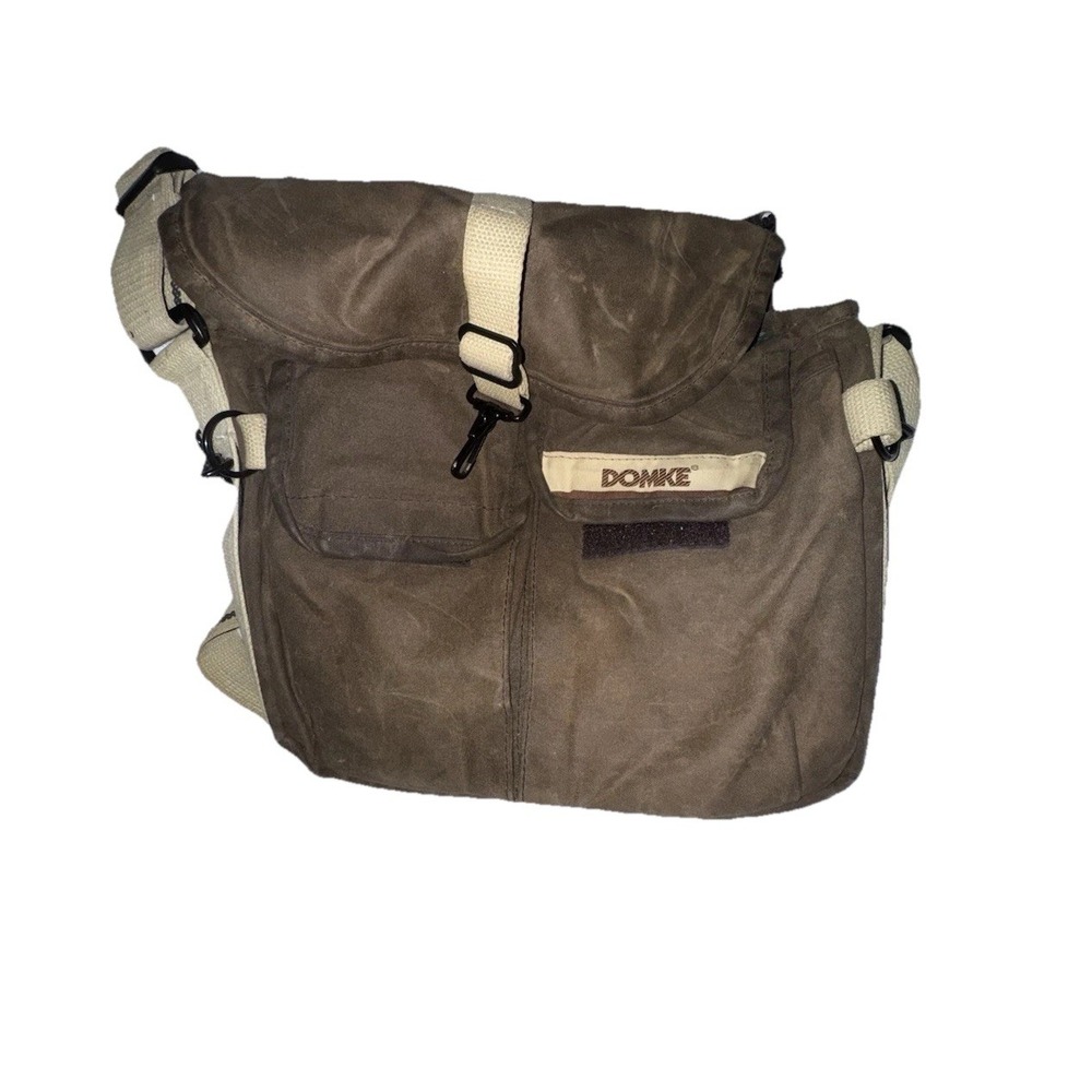 Domke F-803 Wax Wear Satchel Camera Messenger Shoulder Bag "Sand" USA No Insert